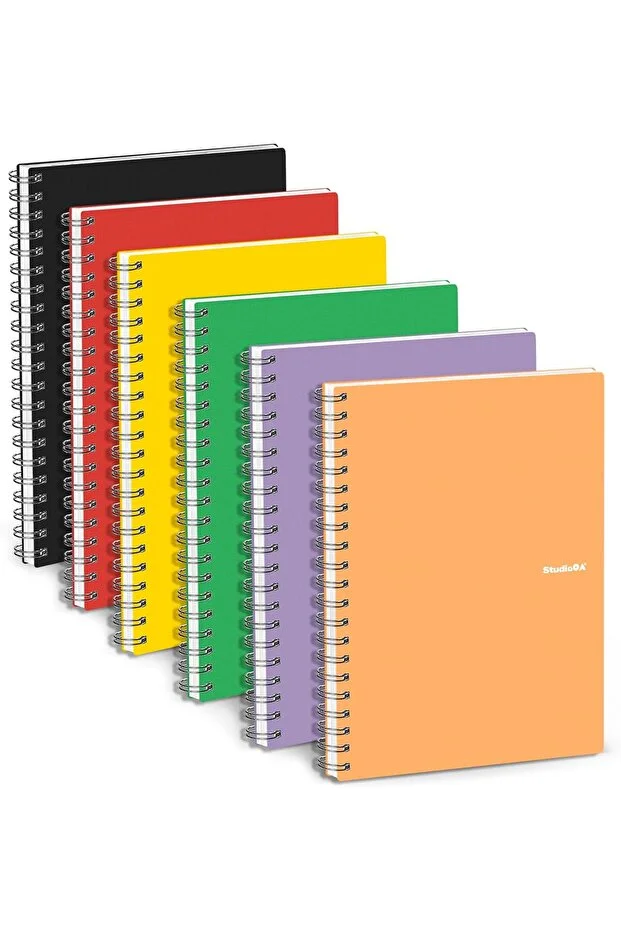 6 ADET A4 120 Yaprak Okul Defteri PP Kapak Spiralli Defter A4 ( 3 ÇİZGİLİ + 3 KARELİ ) 6 ADET A4 120 Yaprak Okul Defteri PP Kapak Spiralli Defter A4 ( 3 ÇİZGİLİ + 3 KARELİ )